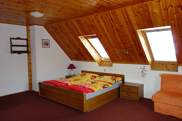 Podkrovní apartmán - penziony Chlum u Třeboně