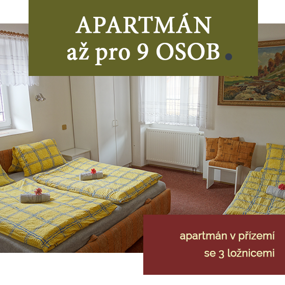 apartmány Třeboňsko Chlum u Třeboně